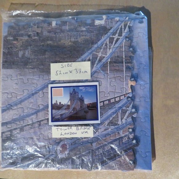 TOWER BRIDGE London UK 500 Pc NO BOX COMPLETE (P199) - Picture 4 of 5